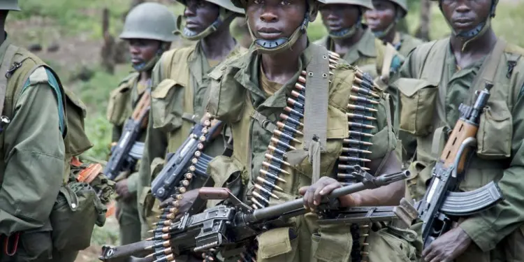 Zaire Government Troops Second Congo Civil War