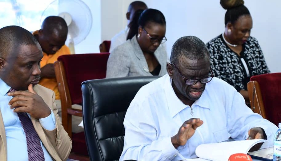 Dr. Kizza Besigye appearing before the Human Rights Commission today 22nd May 2023 e1684744693746.jp