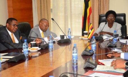 Kadaga chairing the high level meeting on Wednesday 21st August 2024