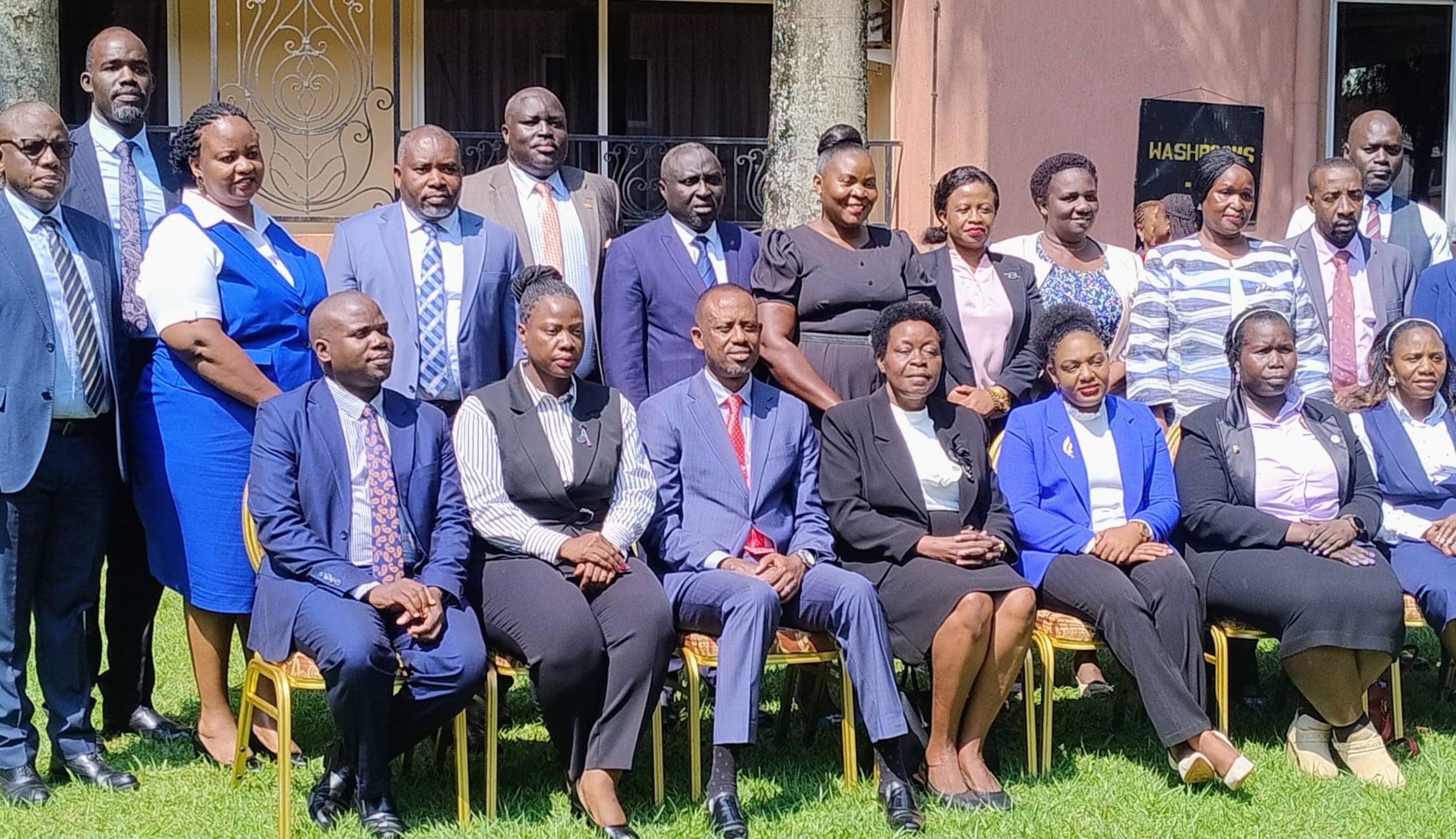 Lady Justice Damalie Lwanga in a group photo with Chief magistrates e1723196722825