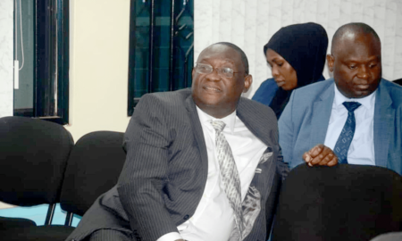 Lawyer John Matovu in Court before being sent to prison