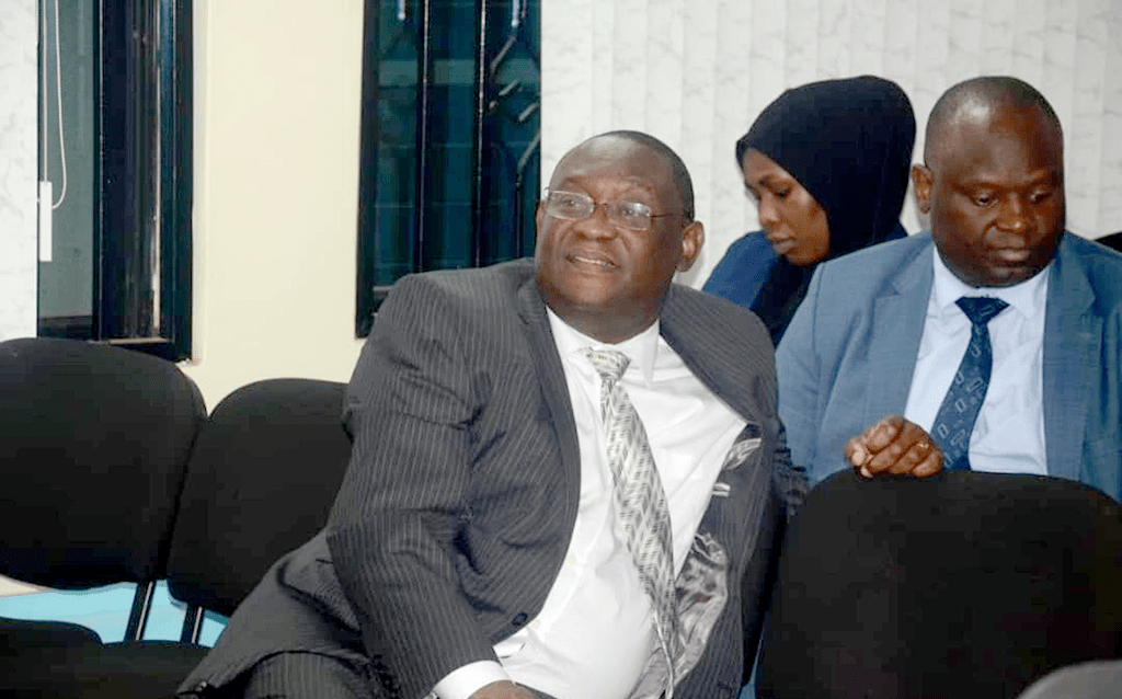 Lawyer John Matovu in Court before being sent to prison