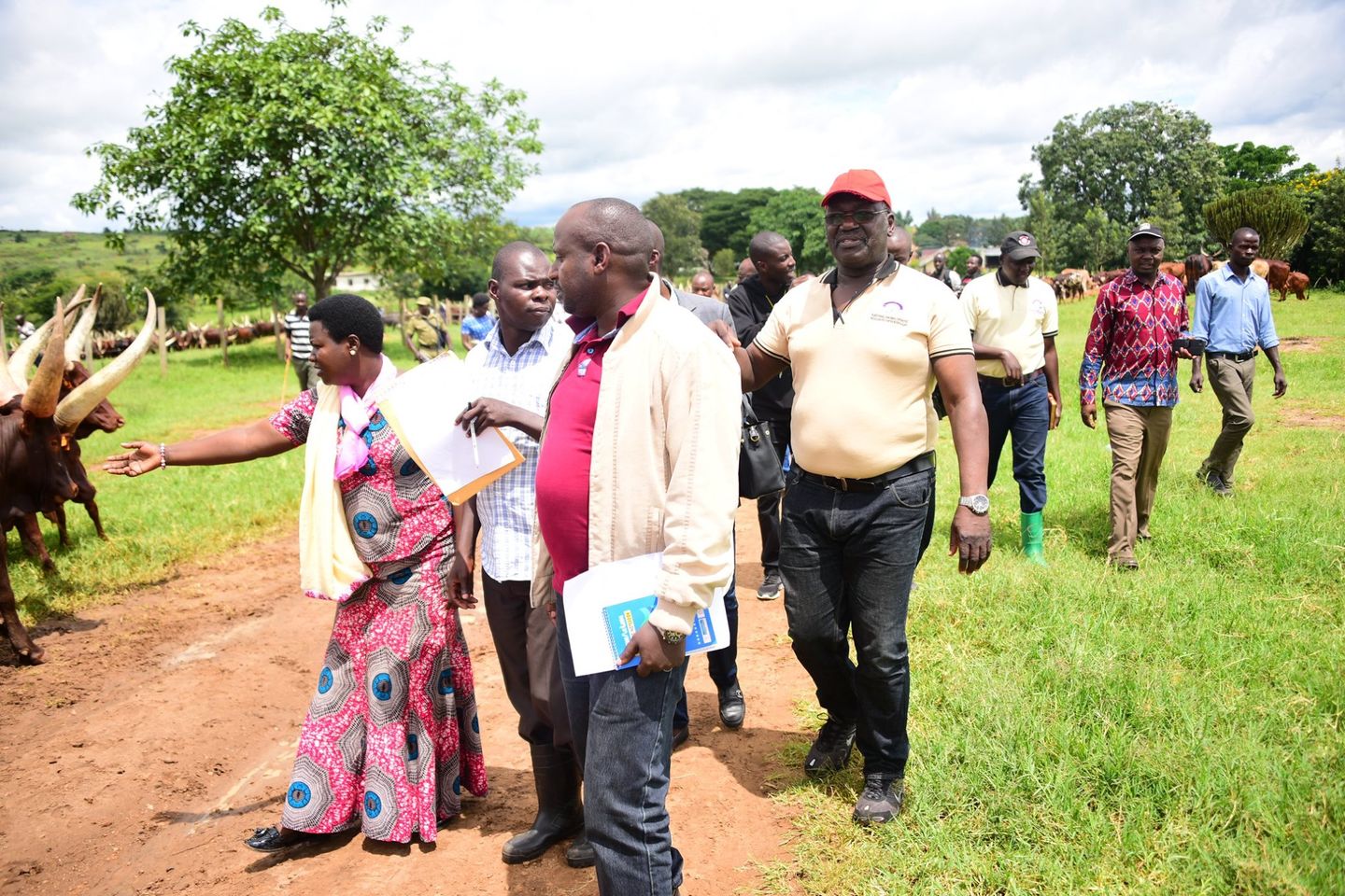 MPs at Nshaara stock farm