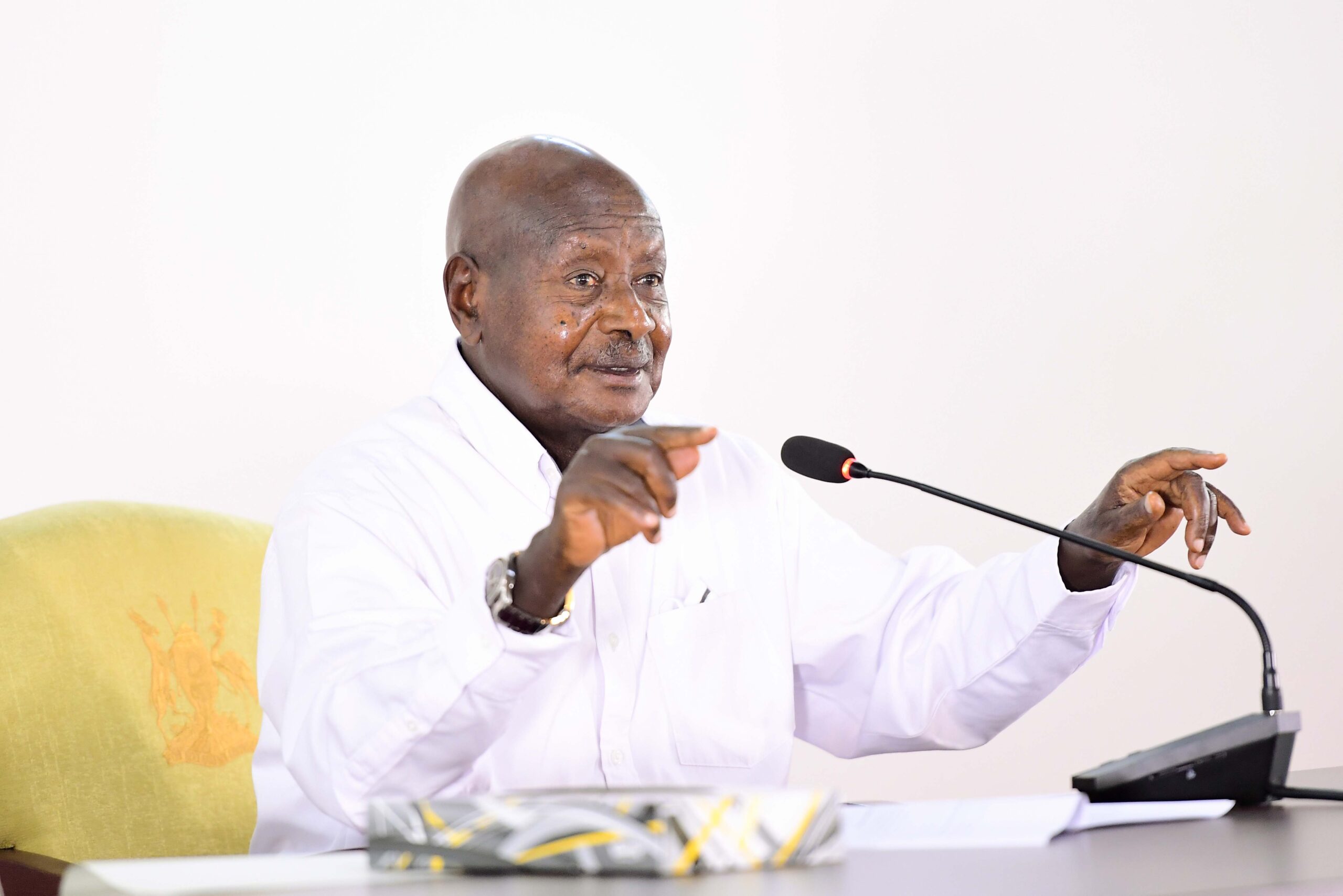 Media Interaction Museveni dialogues with the media at State lodge Nakasero 18 scaled