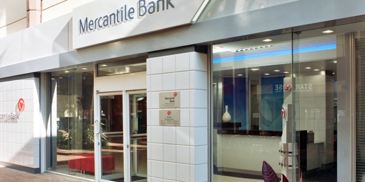 Mercantile bank entrance