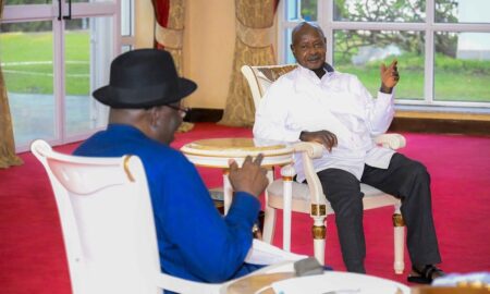 Museveni Dr. Goodluck Jonathan Hold Talks 1000x600