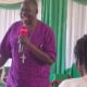 Rt. Rev. George William Erwau advising youth at St. Peters Cathedral on Sunday. Photo by Emmanuel Op