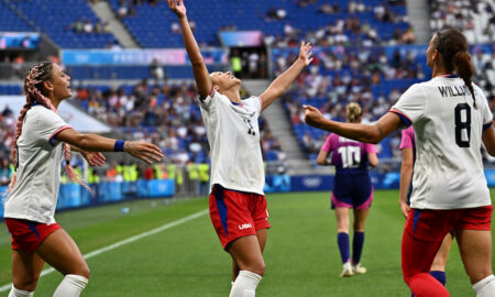 USA go for gold against Martas Brazil in Olympic womens football final