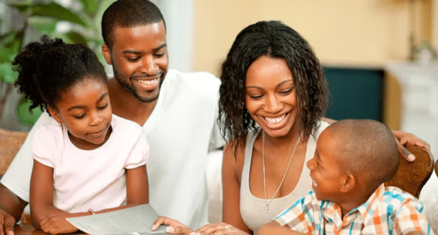 parents talking to children