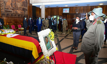 President Museveni salutes