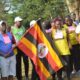 UPPC boss Joseph Opio Okurut flagging off marathoners