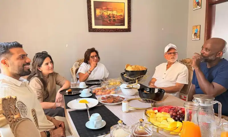 Sudhir Ruparelia Family Pays Condolence Visit To Prof. Lawrence Muganga