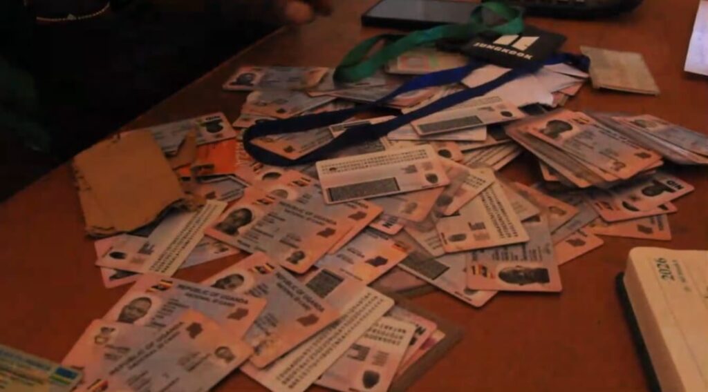 Police Recover 163 National IDs From Money Lenders in Mpigi