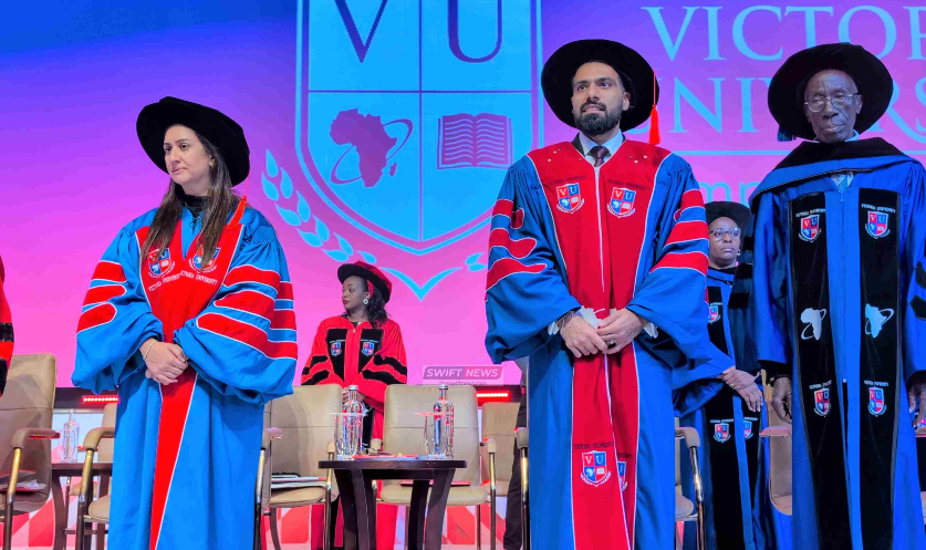 Jay Sakaria, Meera Ruparelia Represent Dr Sudhir At Victoria University’s 10th Graduation Ceremony