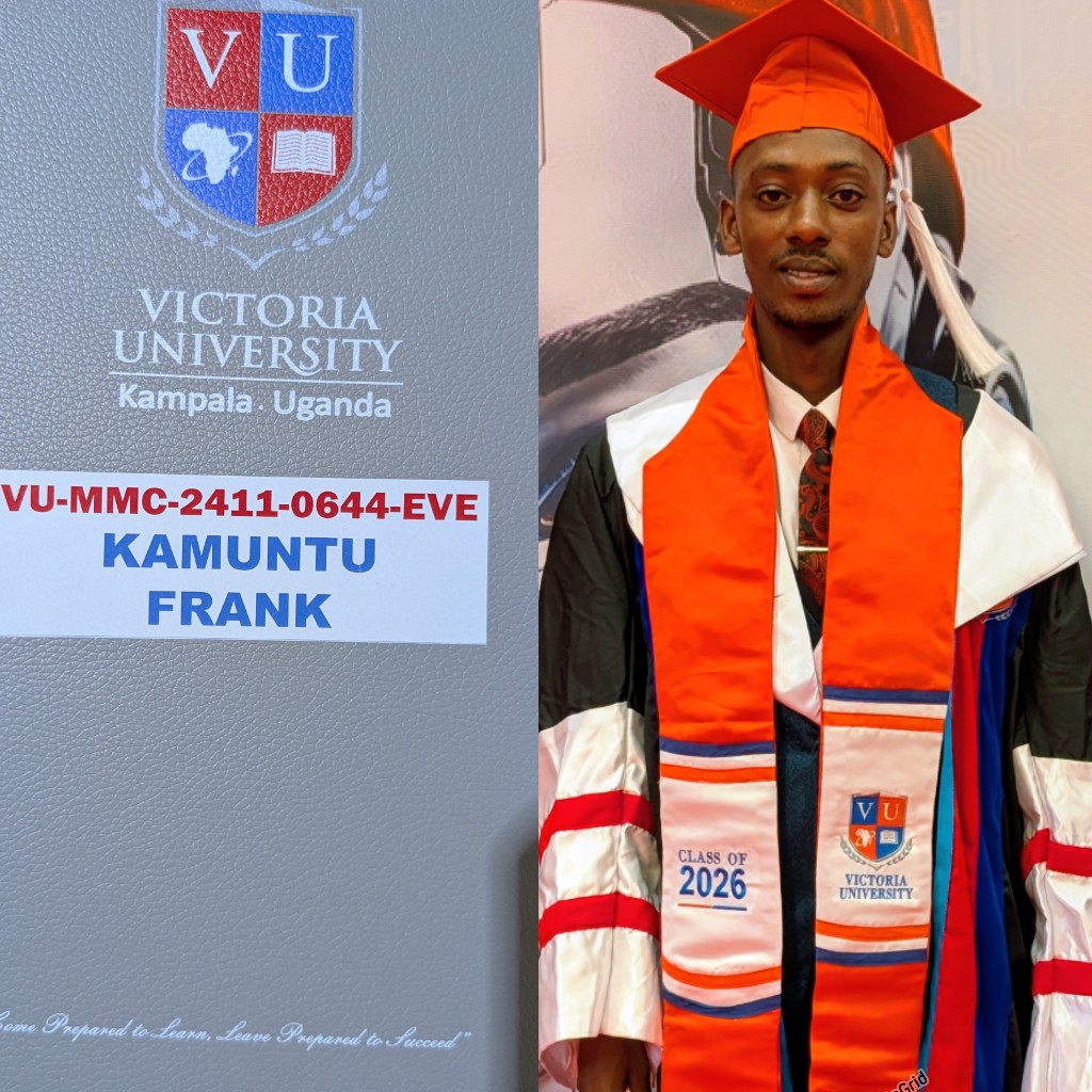 Frank Kamuntu Credits Prof. Muganga as He Achieves Master’s Degree